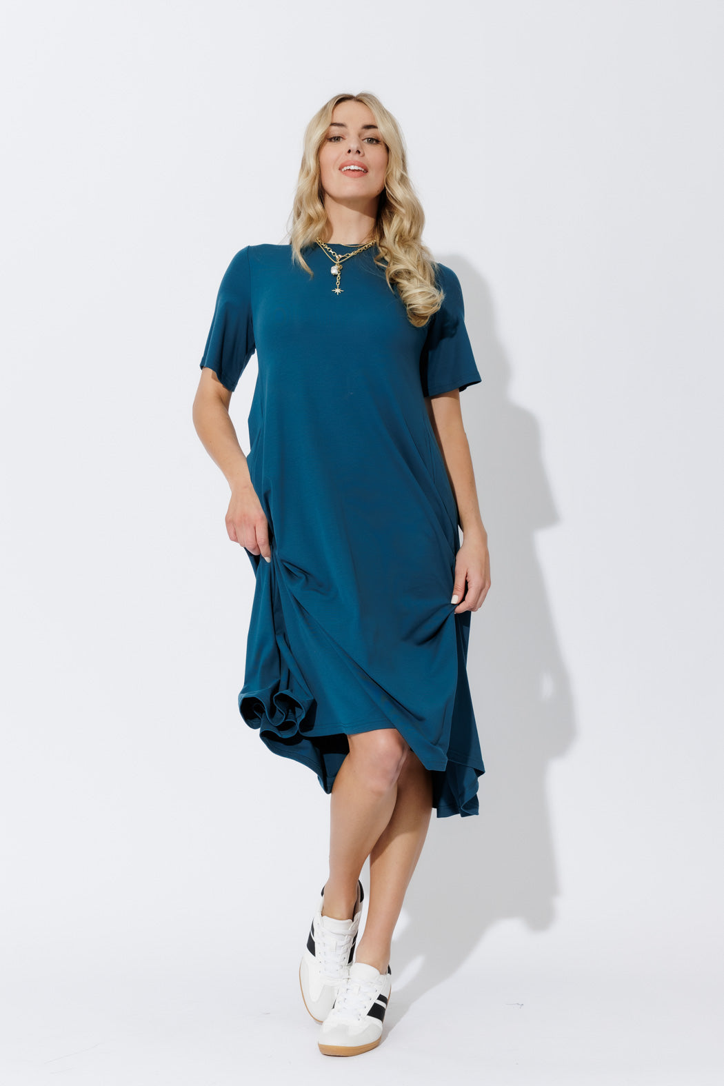Marine Tencel Bella Dress