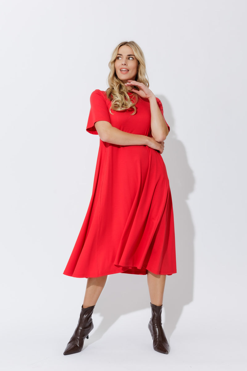 Red Tencel Bella Dress