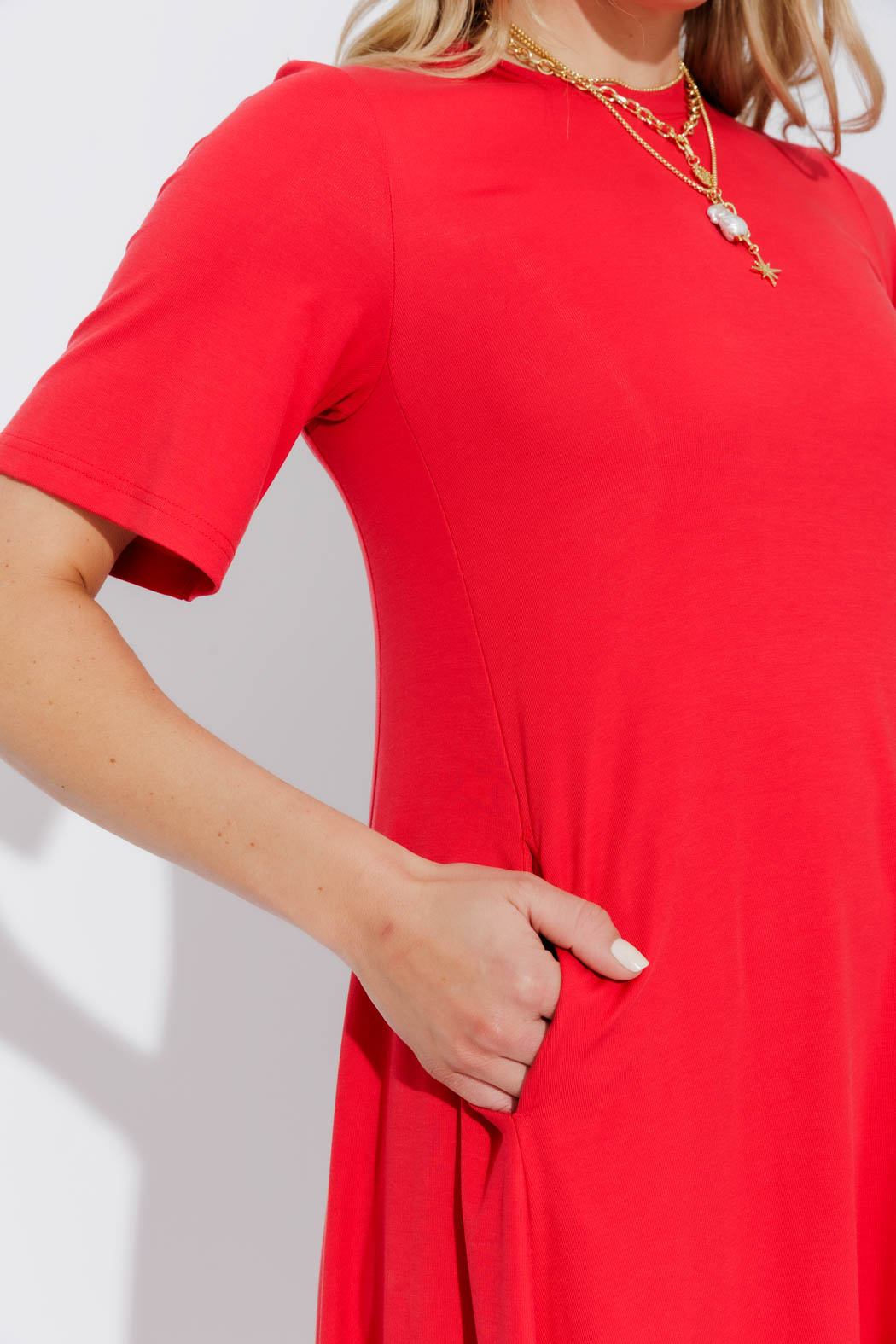 Red Tencel Bella Dress