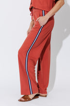 Rust Herringbone Stripe Pant