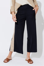 Navy Panelled Jet Culotte