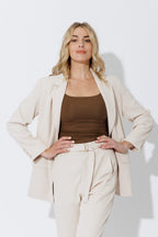 Vanilla Euro Boyfriend Blazer