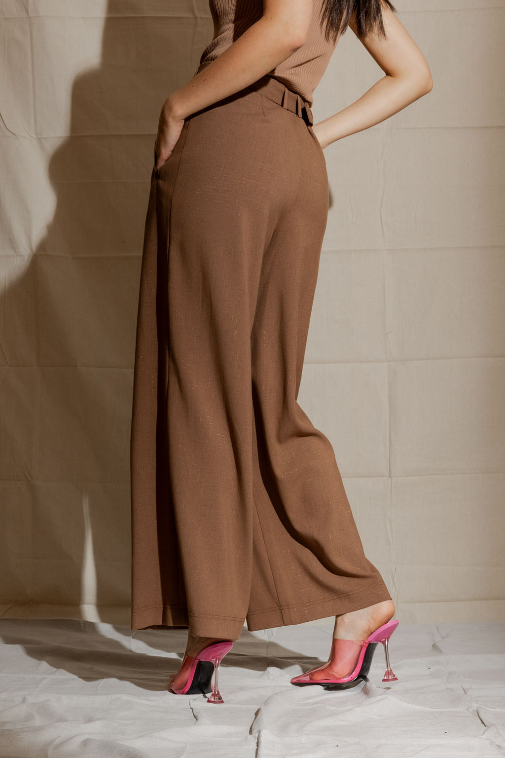 Coffee Cleo Pant