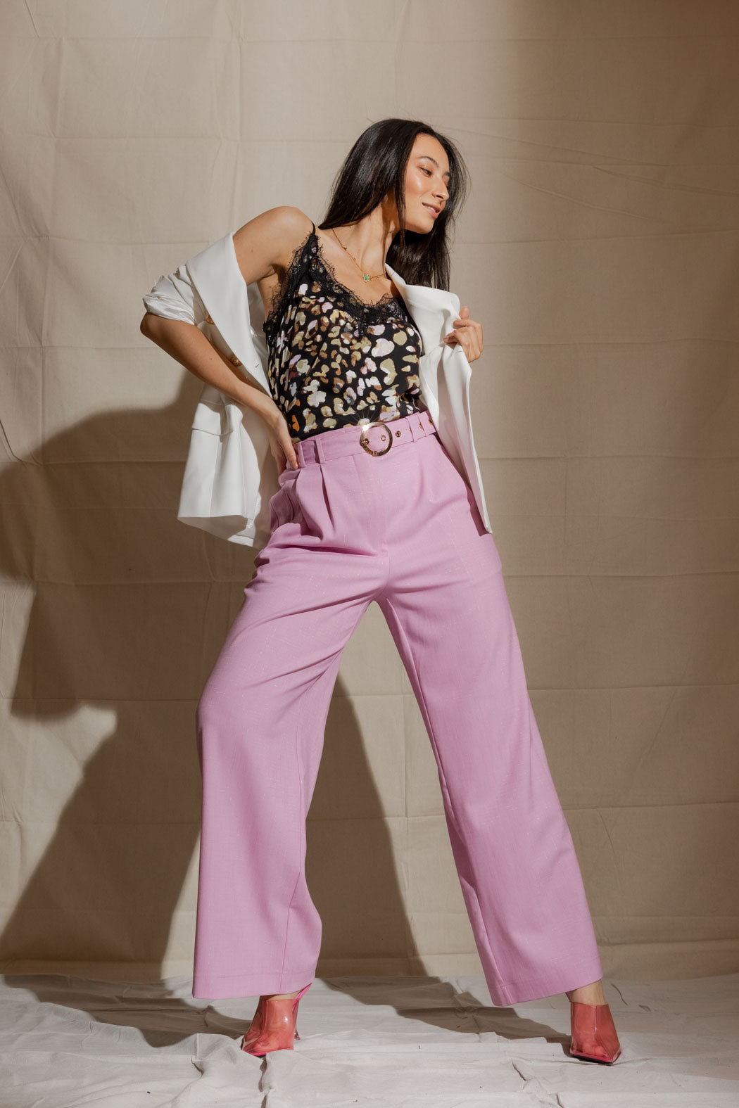 Pink Cleo Pant