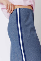 Chambray Sport Bias Skirt