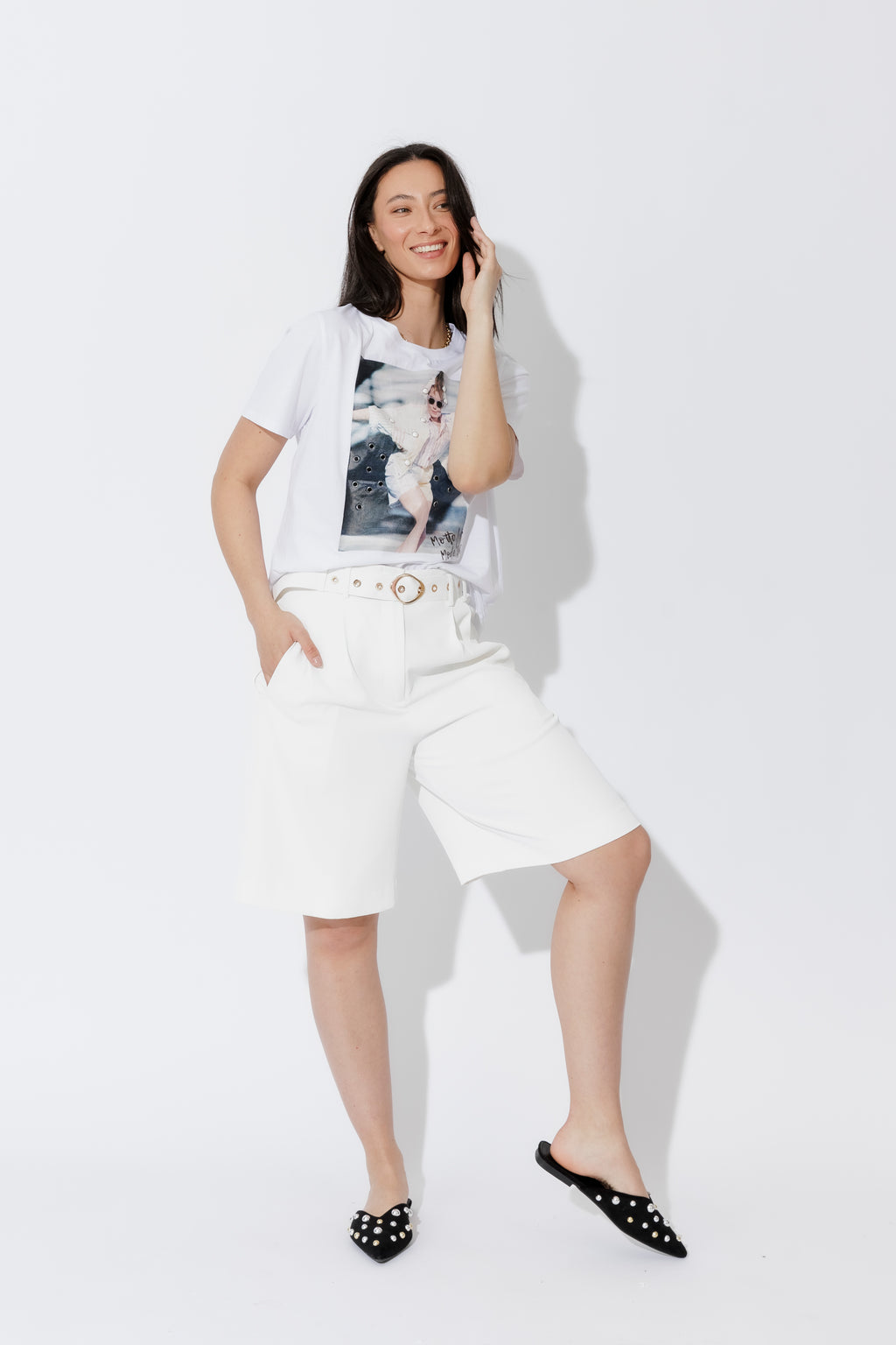 White Mode Magazine T-Shirt