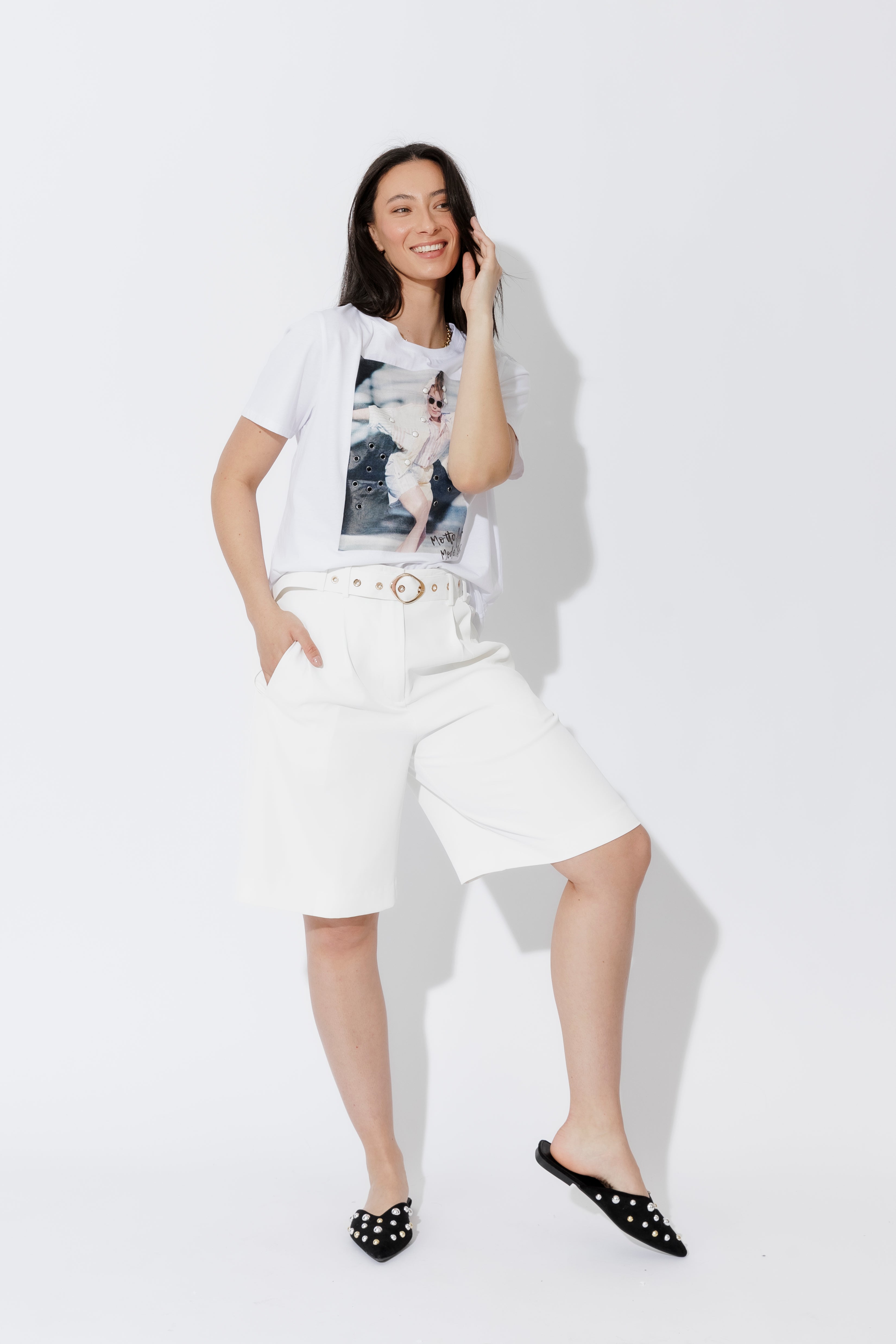 White Mode Magazine T-Shirt
