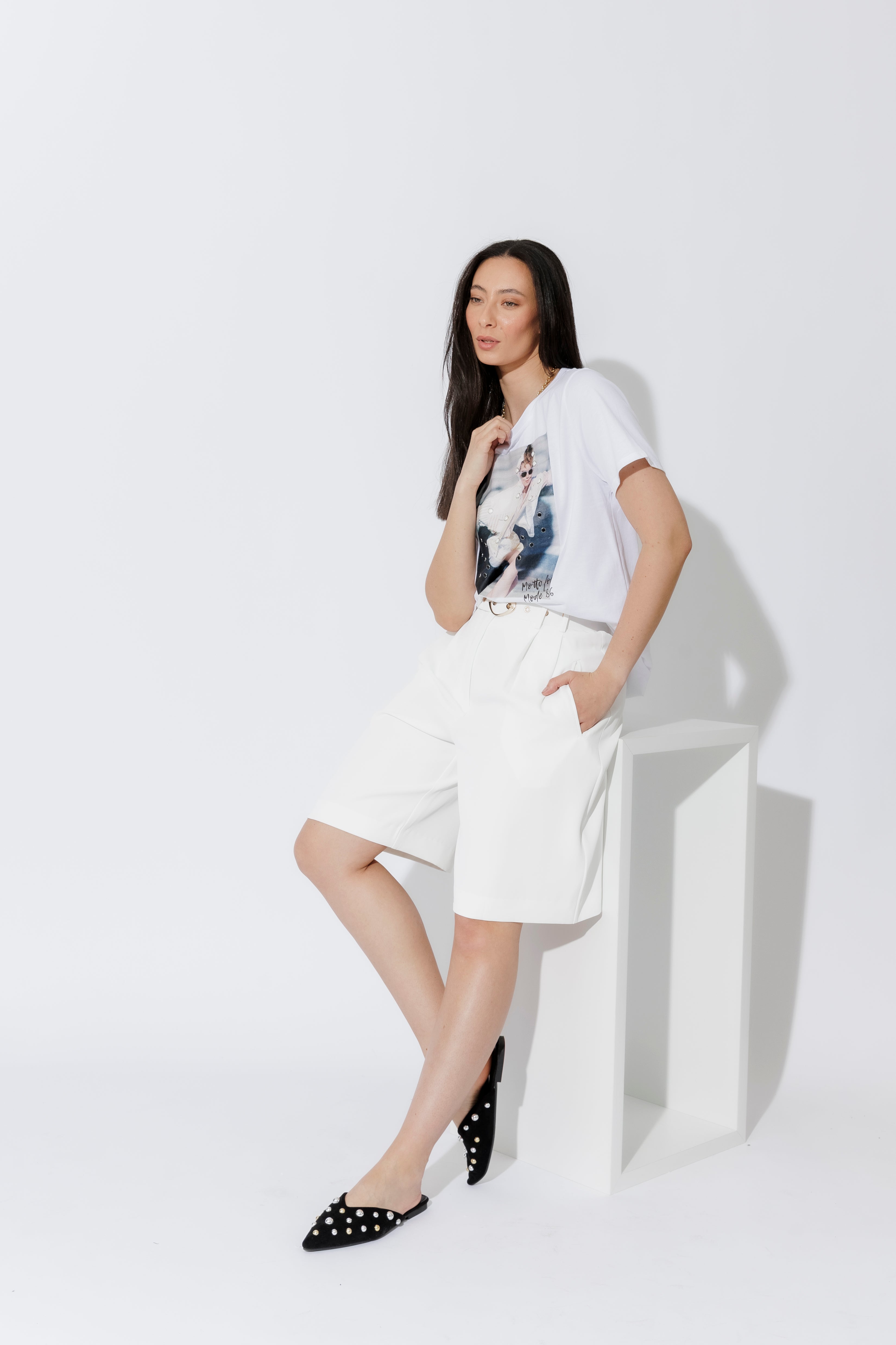 White Mode Magazine T-Shirt