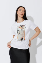 White Cosmo Magazine T-Shirt
