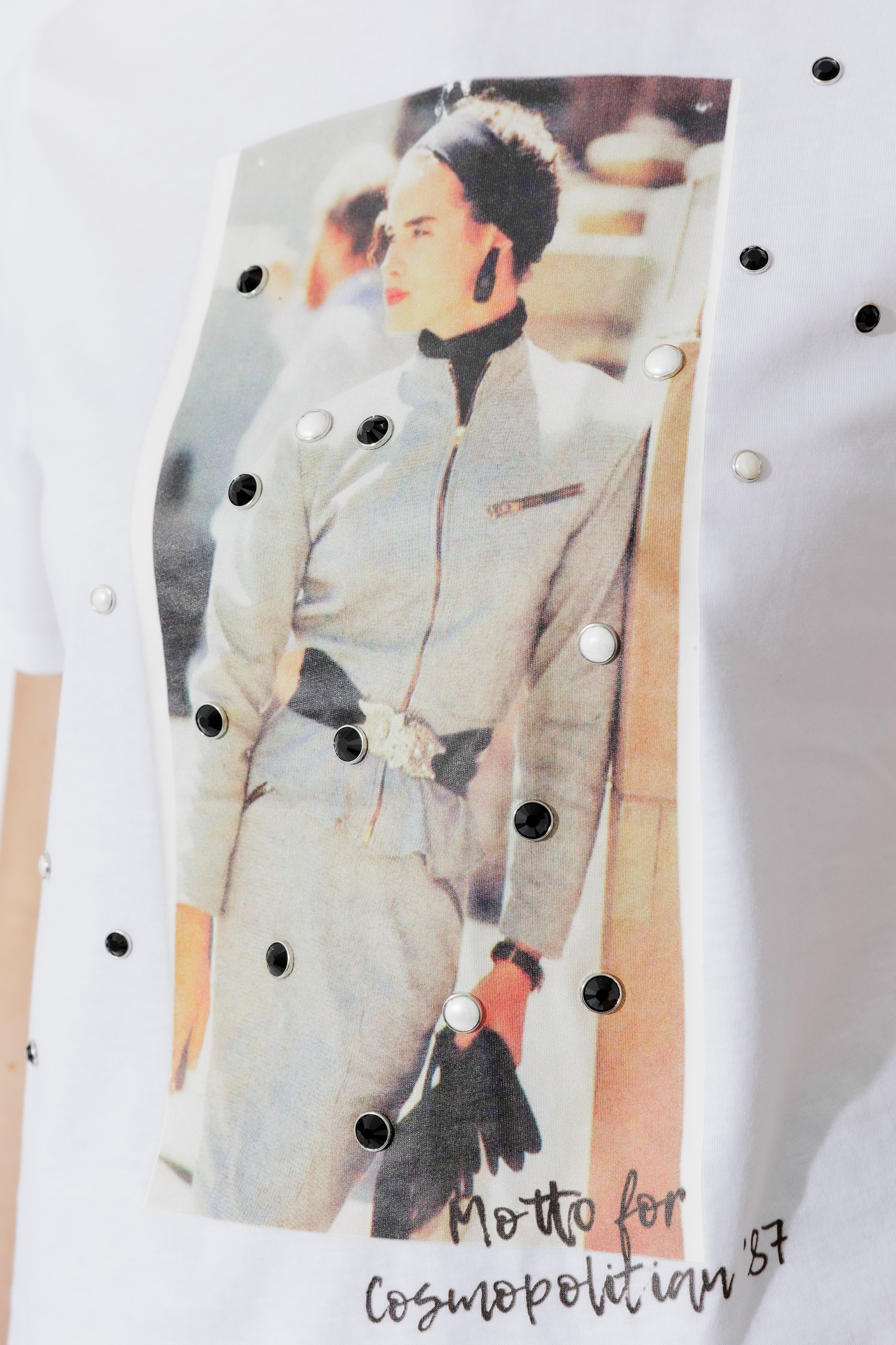 White Cosmo Magazine T-Shirt