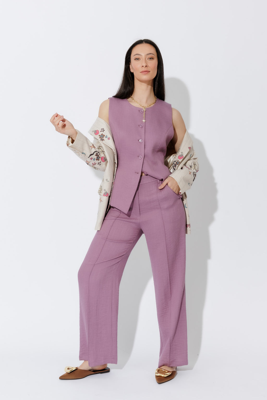 Berry Lyocell Vest