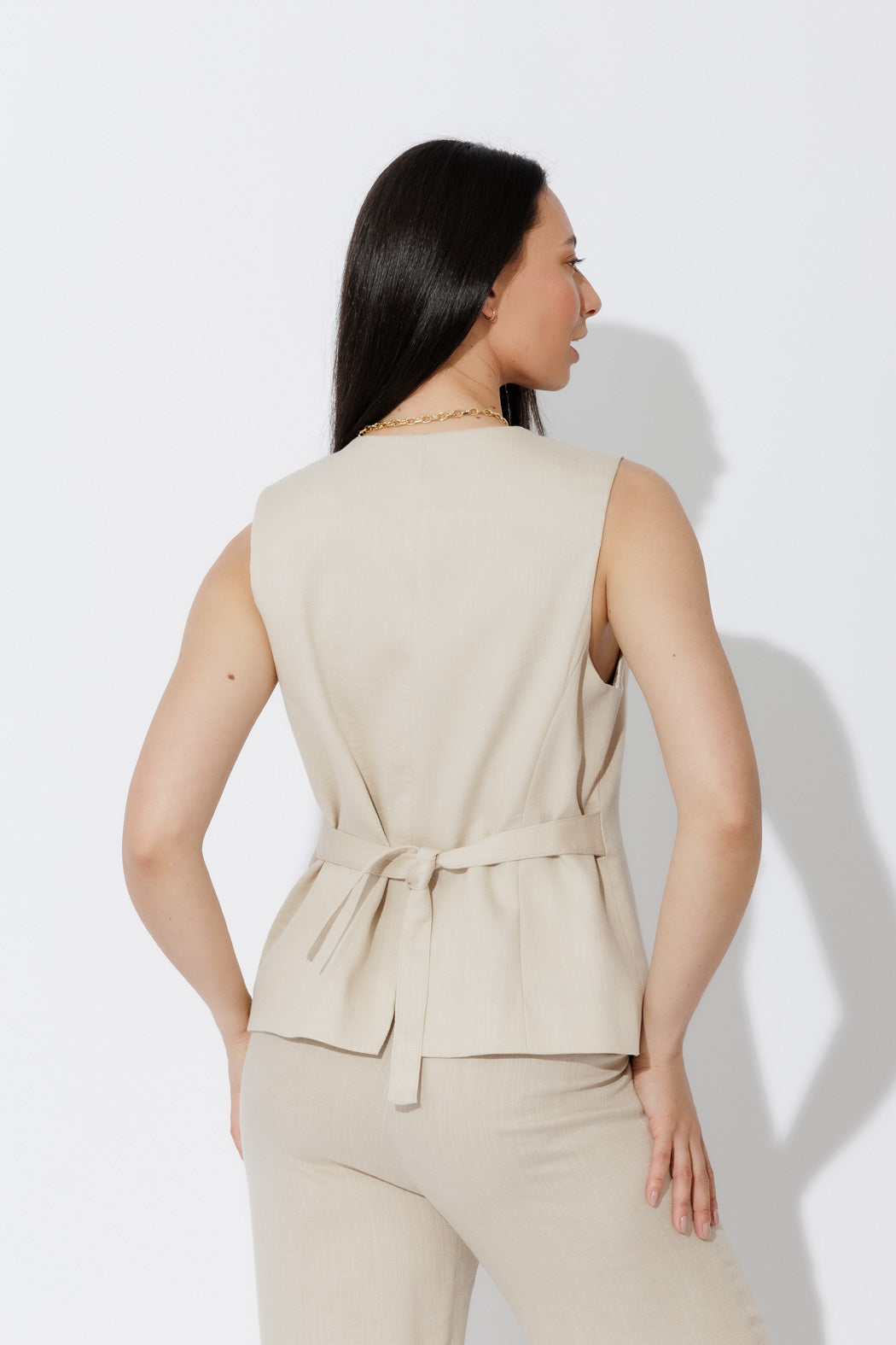 Oatmeal Lyocell Vest