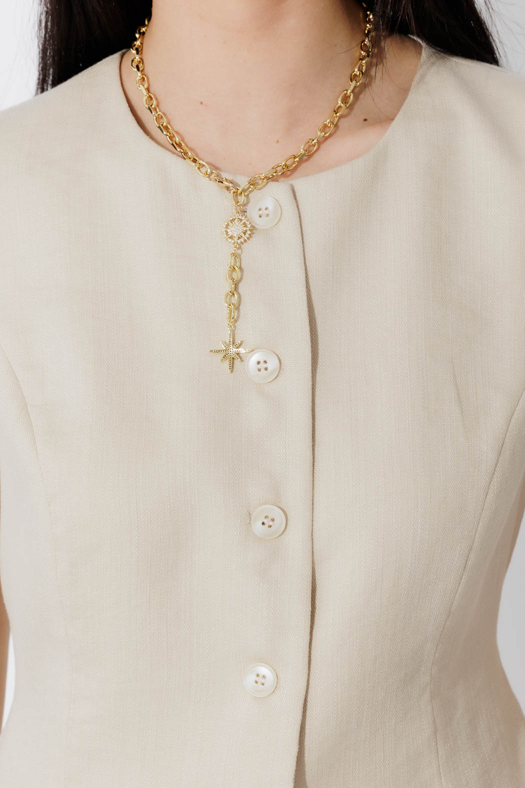 Oatmeal Lyocell Vest