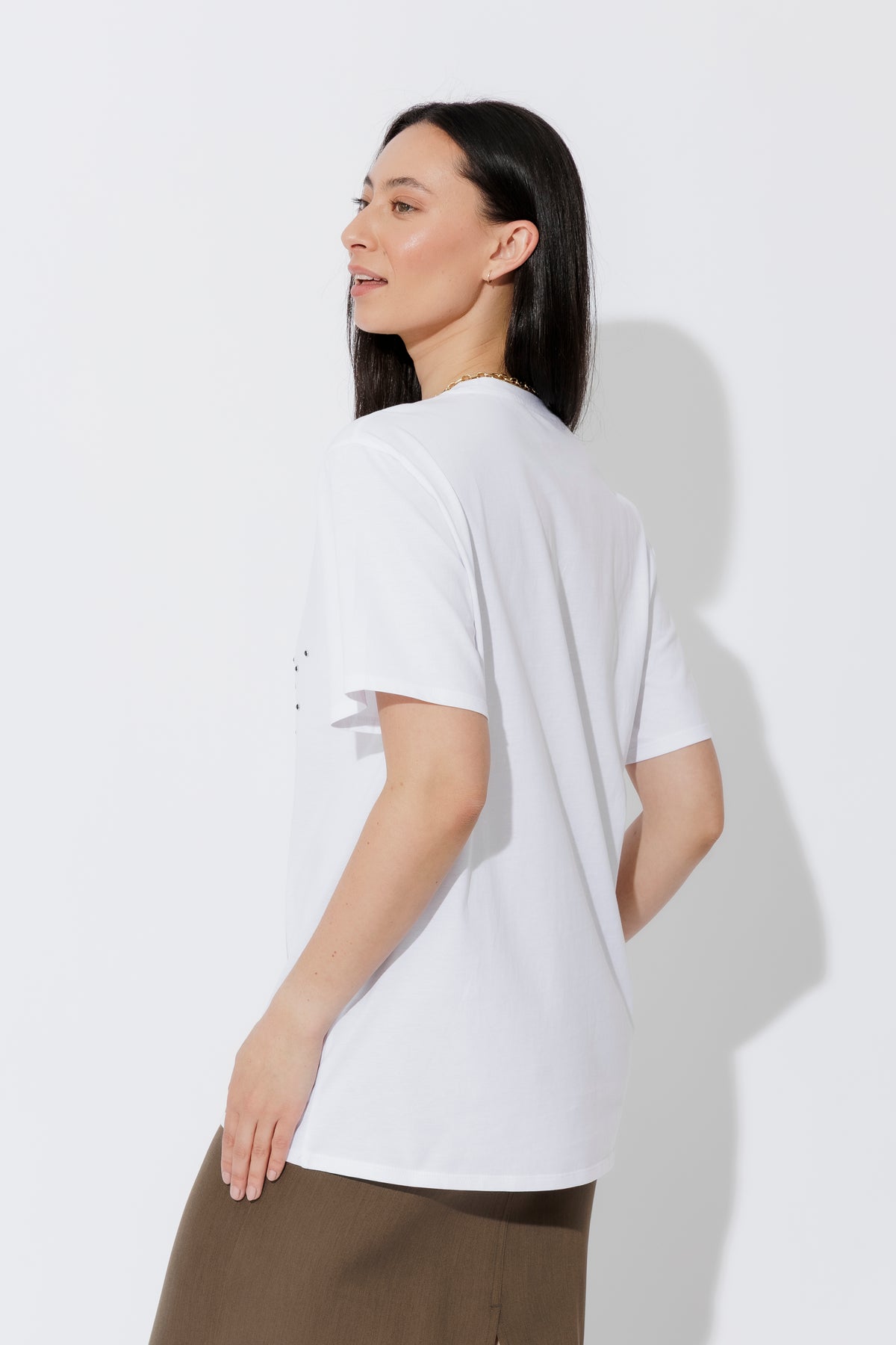 White Dolly Bag Magazine T-Shirt