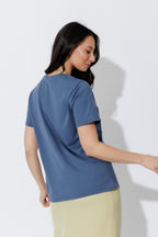 Slate Embroidered T-Shirt