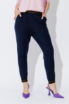 Navy Tencel Weekend Pant