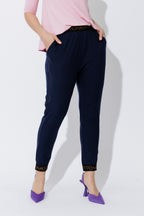 Navy Tencel Weekend Pant