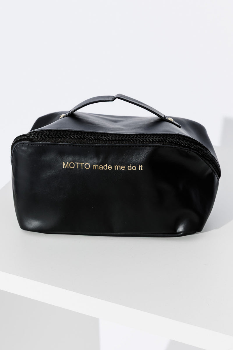 Black Make-Up Bag