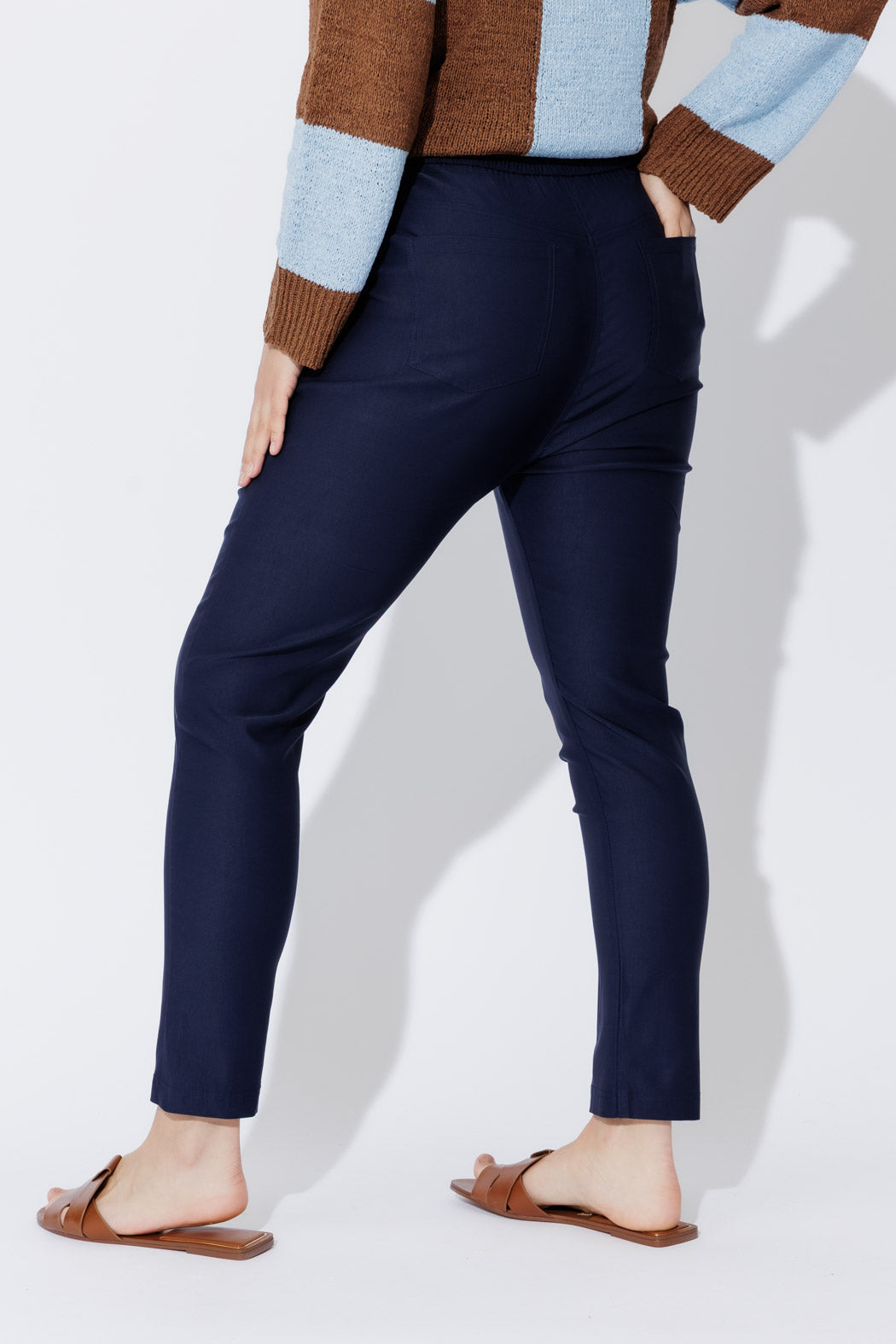 Navy Lux Sport Cargo Pant