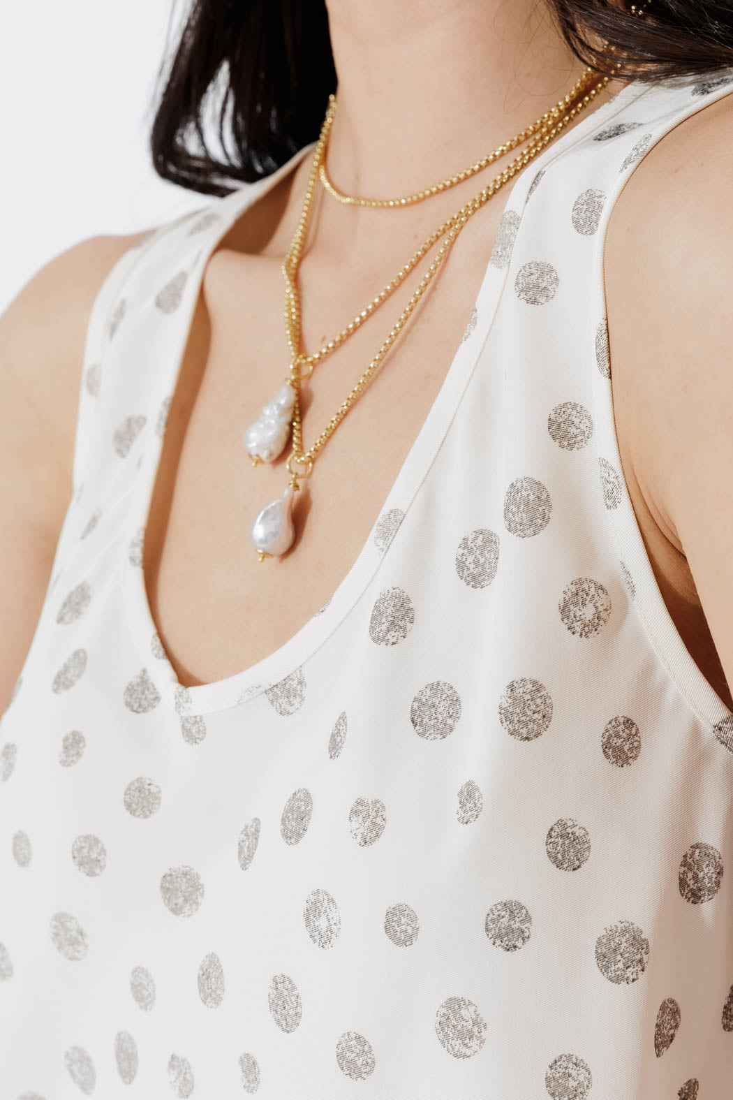 Ivory Spot Bias Cami