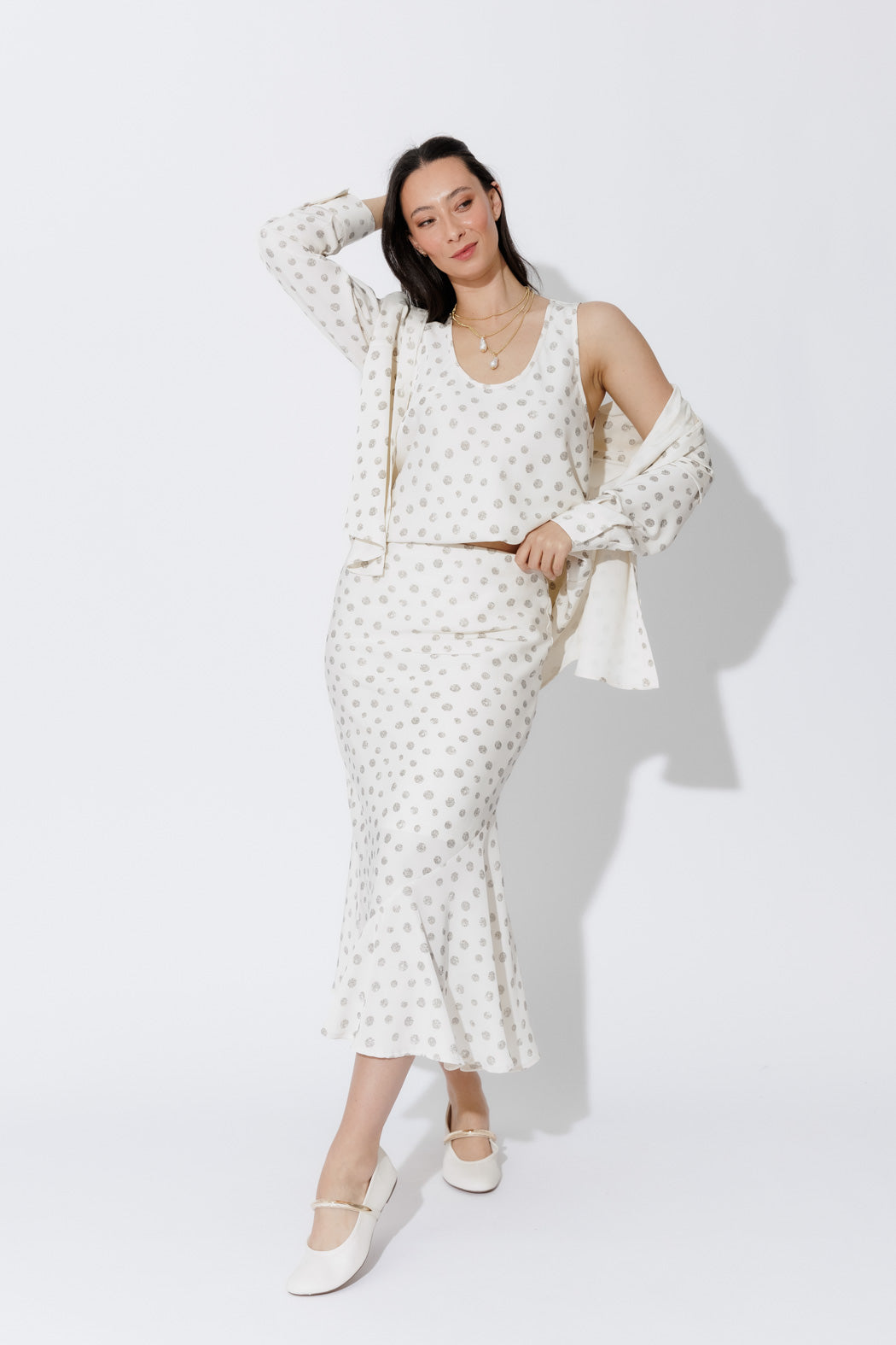 Ivory Spot Bias Cami