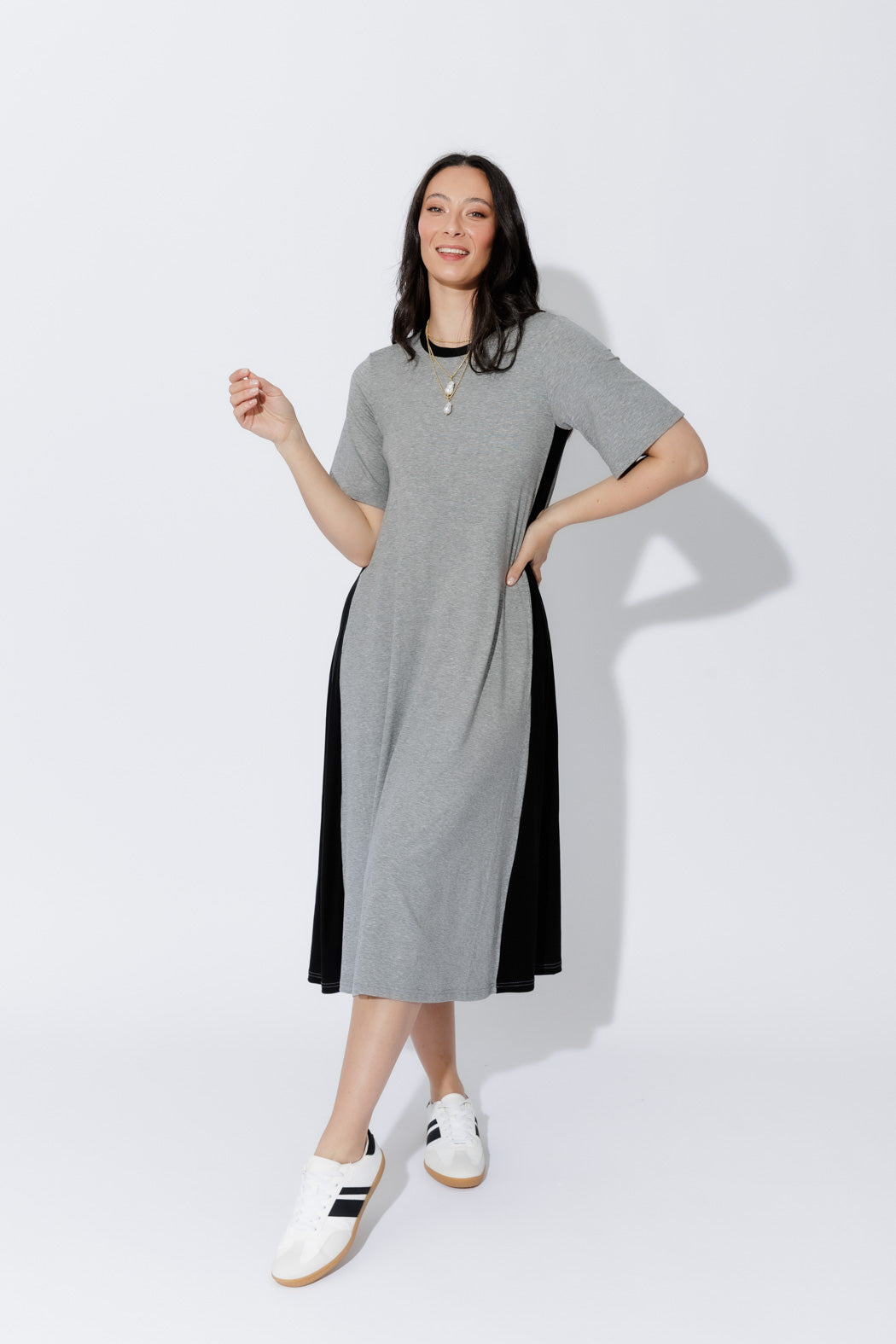 Grey Marle Tencel Miracle Dress Grey Marle