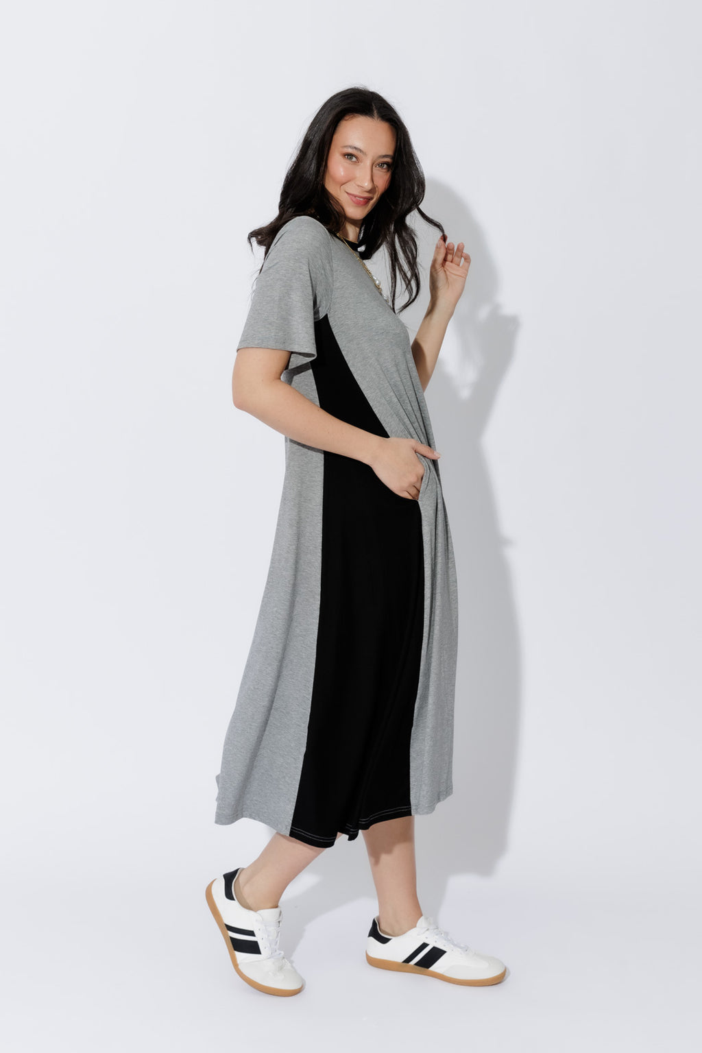 Grey Marle Tencel Miracle Dress Grey Marle