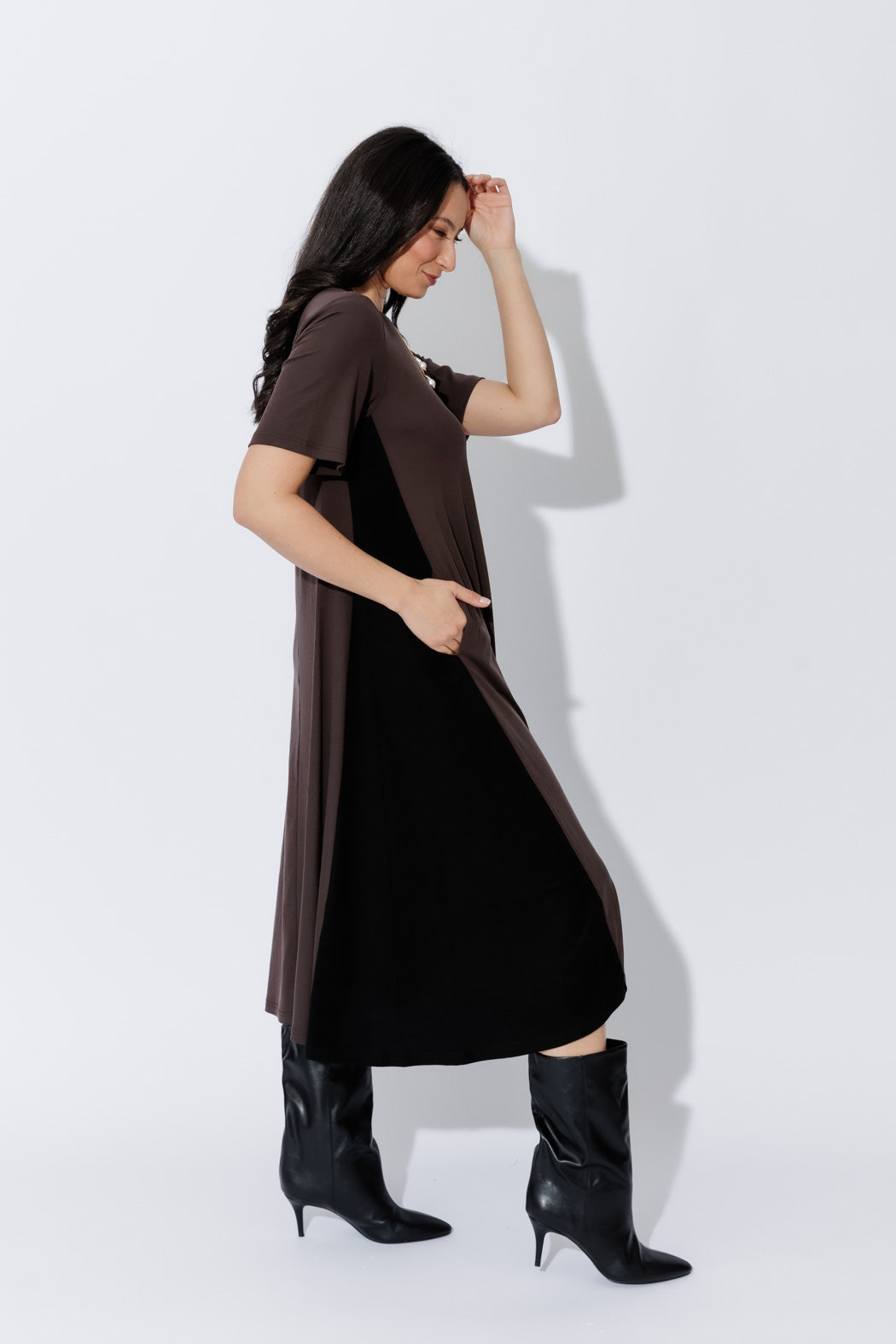 Chocolate Tencel Miracle Dress