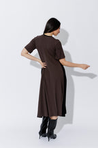 Chocolate Tencel Miracle Dress