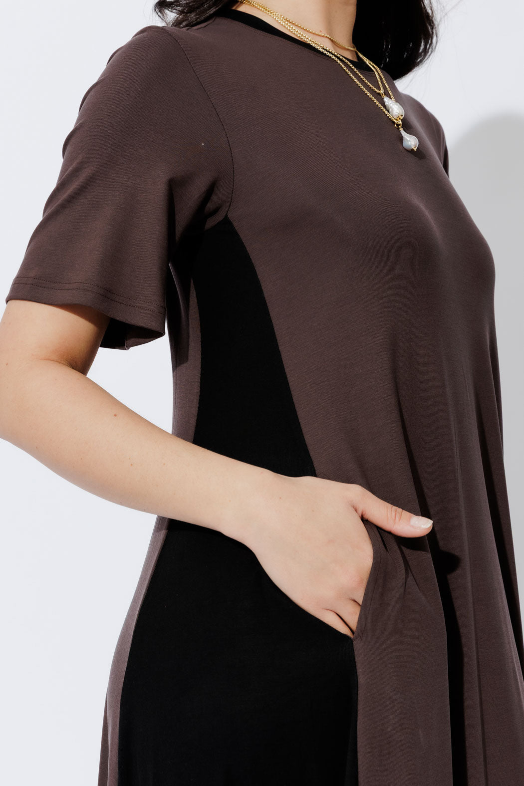 Chocolate Tencel Miracle Dress