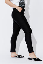 Black Lux Sport Cargo Pant