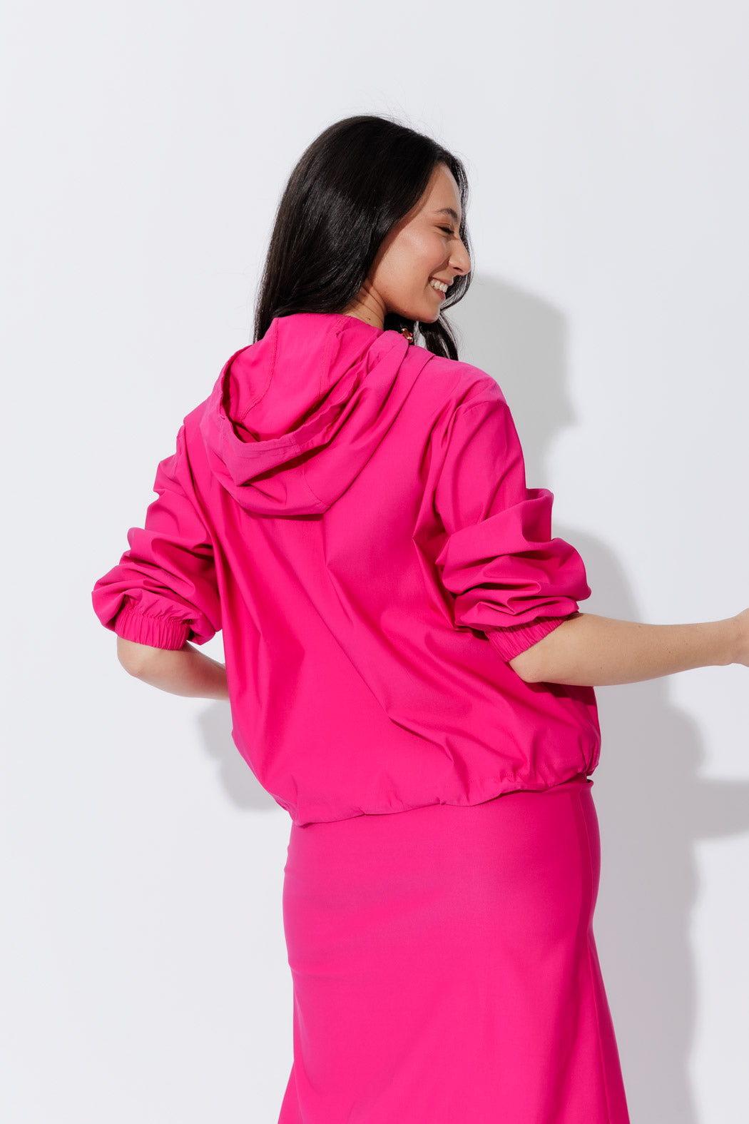 Pink Lux Sport Hooded Jacket