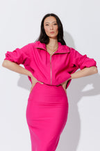 Pink Lux Sport Hooded Jacket
