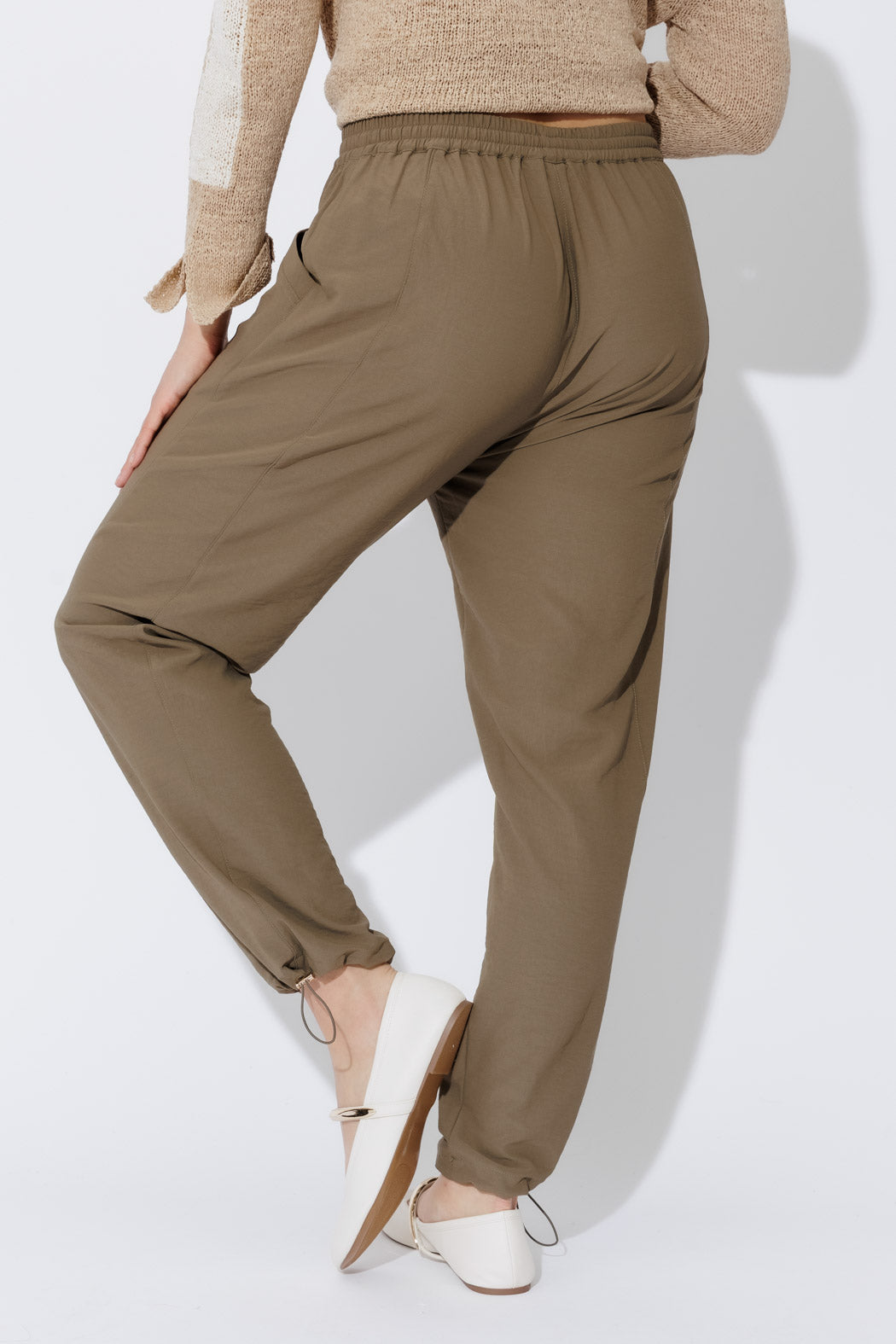 Khaki Toggle Pant
