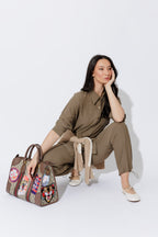 Khaki Seam Front Shirt