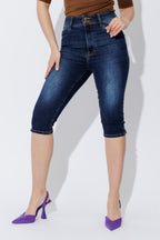 Dark Denim Miracle Capri Jean