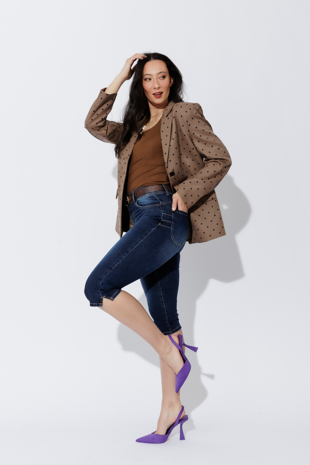 Dark Denim Miracle Capri Jean