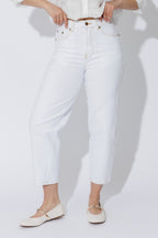 White Barrel Jean