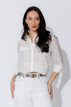 Ivory Snake Belt