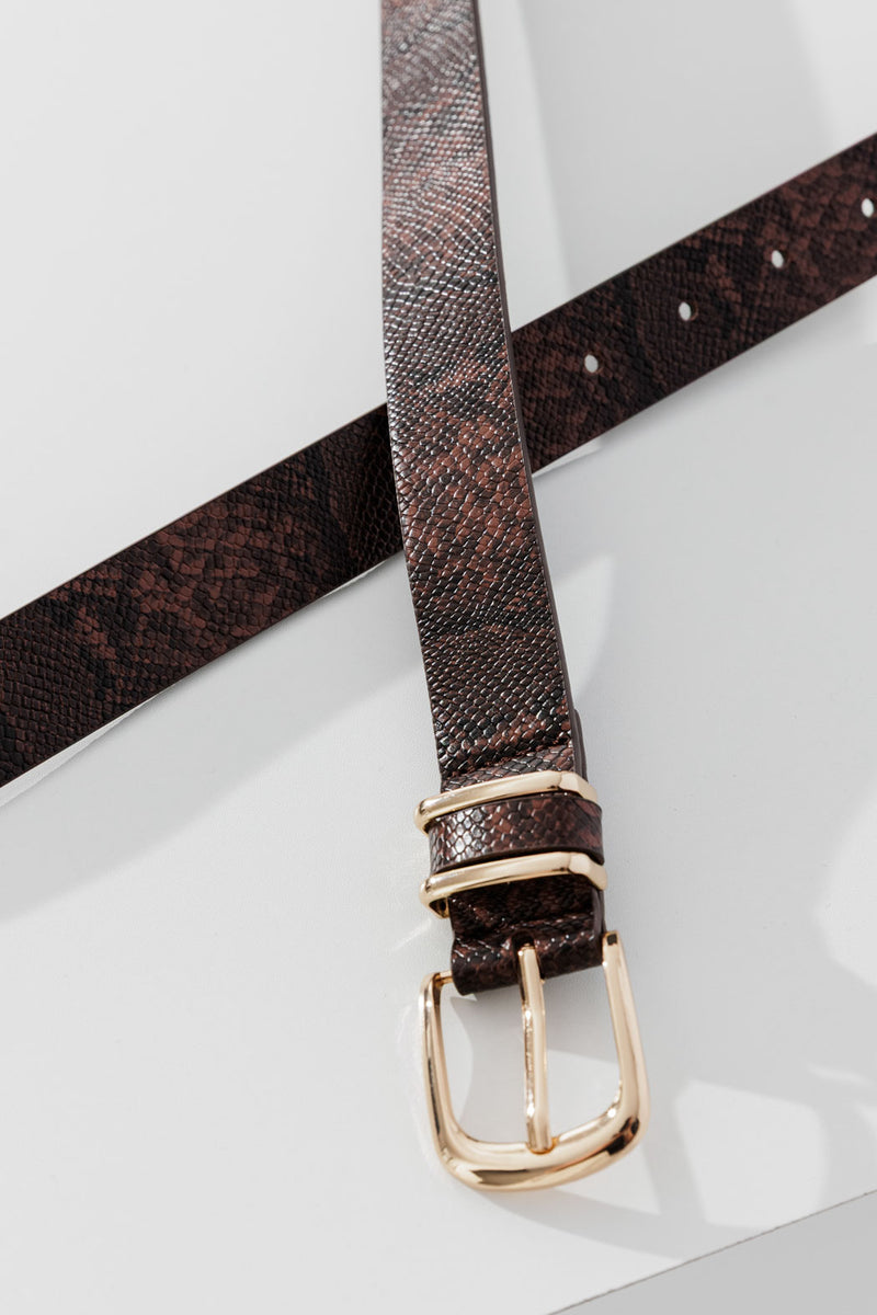 Brown Snake Belt