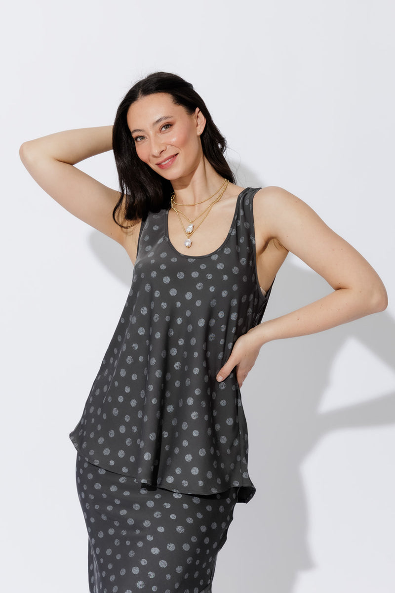 Grey Spot Bias Cami