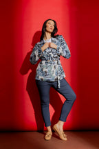 Blue Paisley Soft Blazer