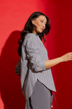 Stripe Brit Blogger Shirt