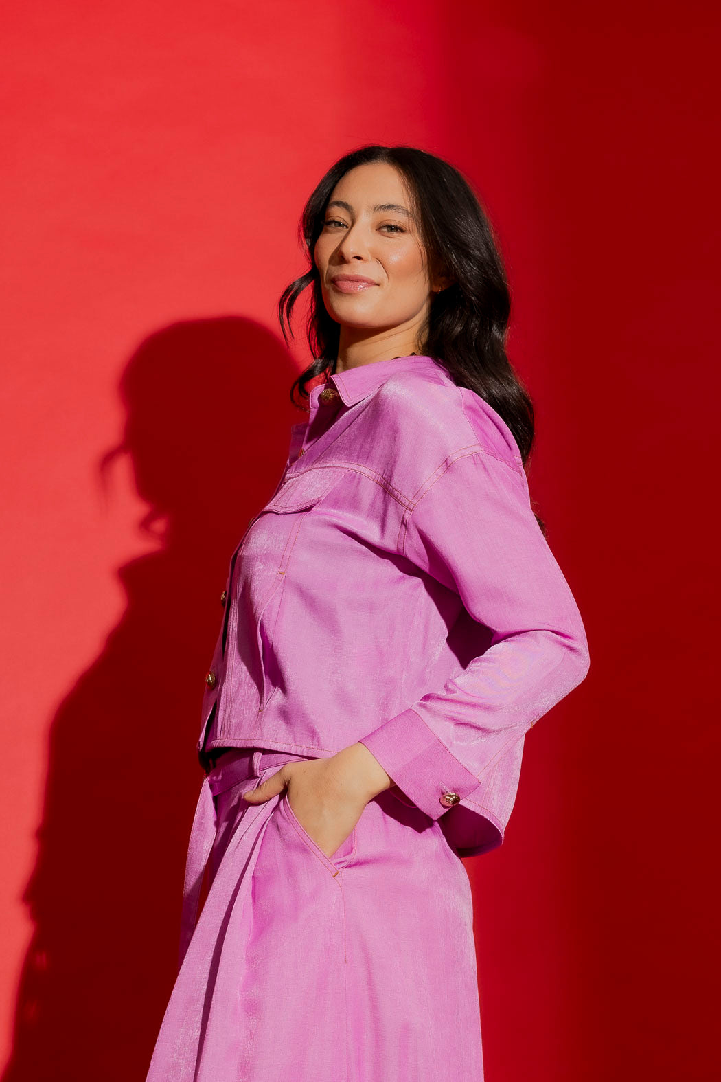 Pink Denim Dallas Jacket