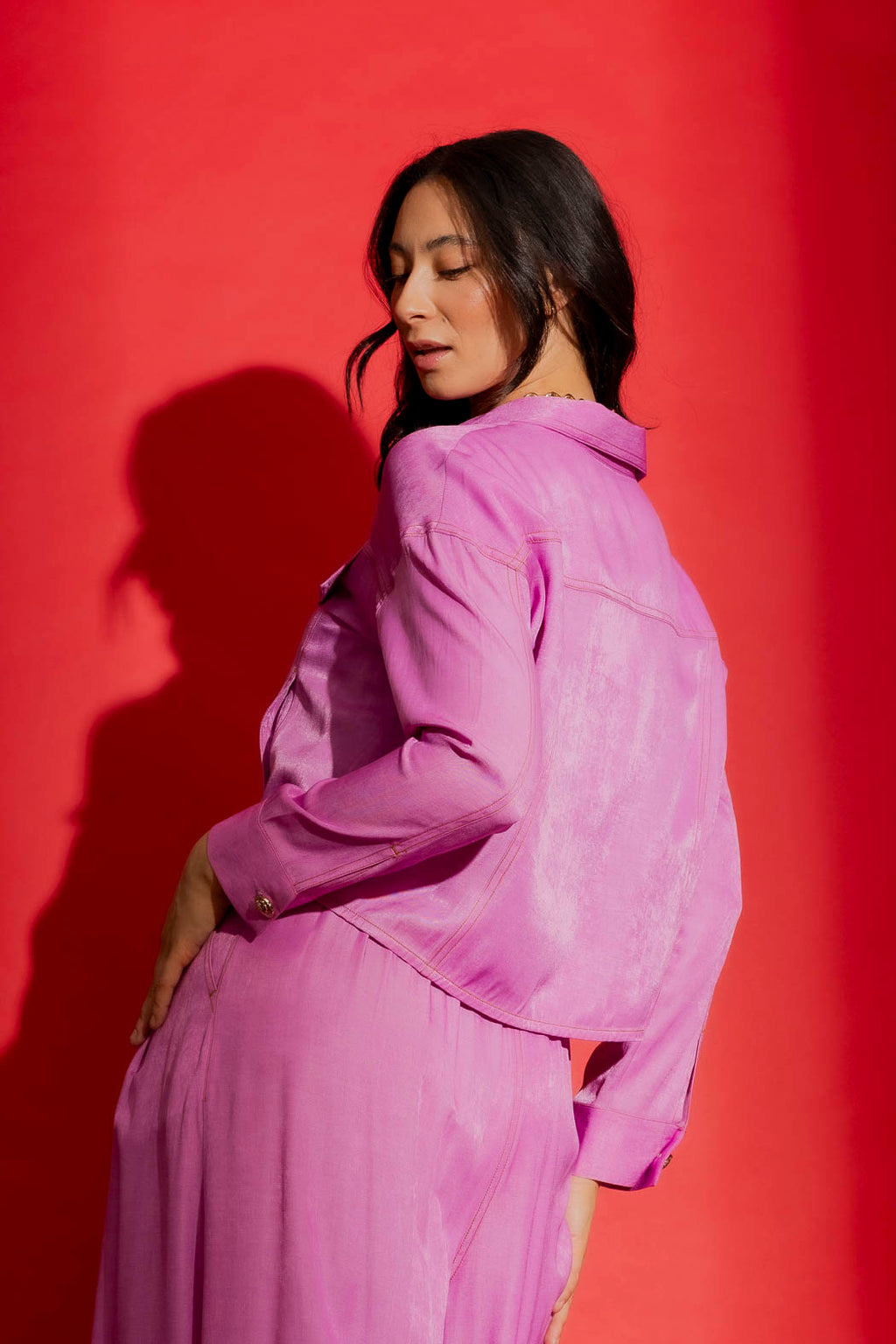 Pink Denim Dallas Jacket