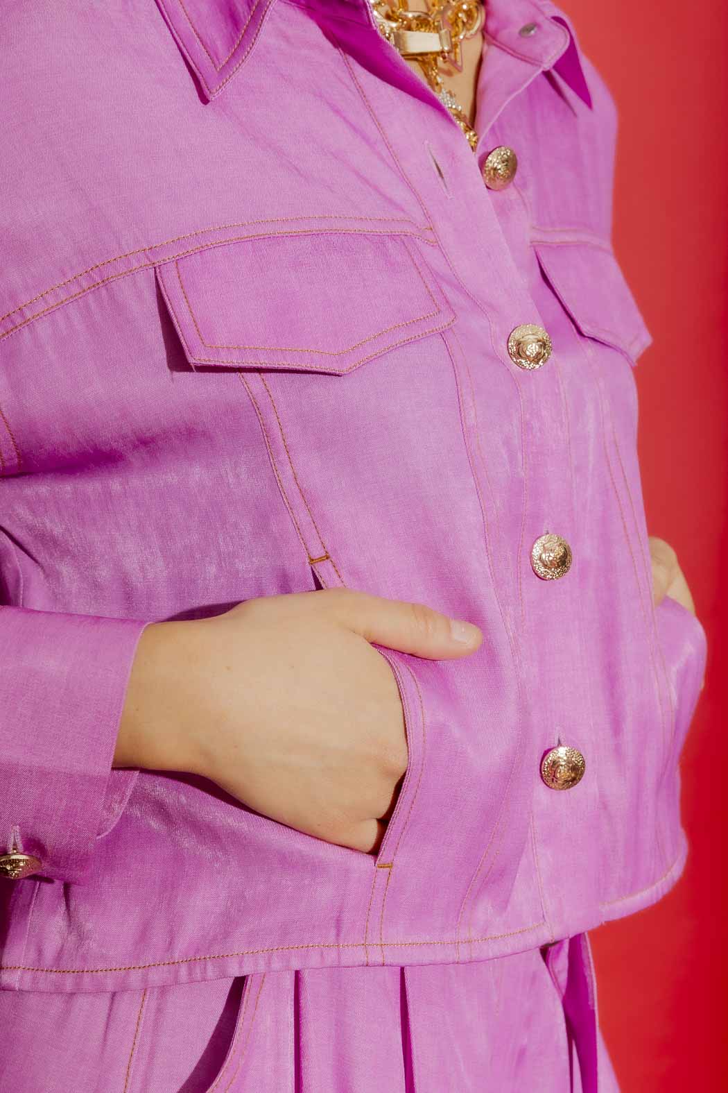Pink Denim Dallas Jacket