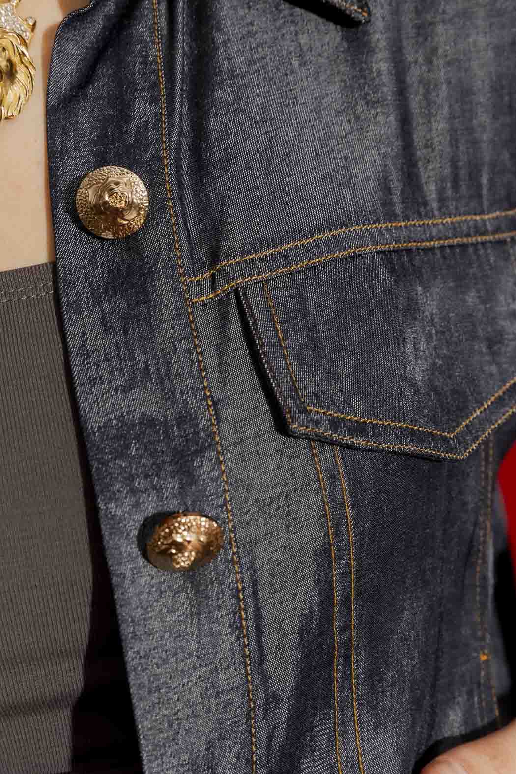 Dark Denim Dallas Jacket Black