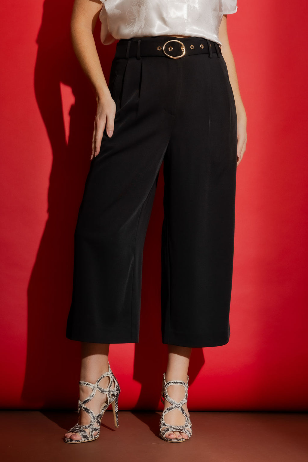 Black Cleo Ankle Pant