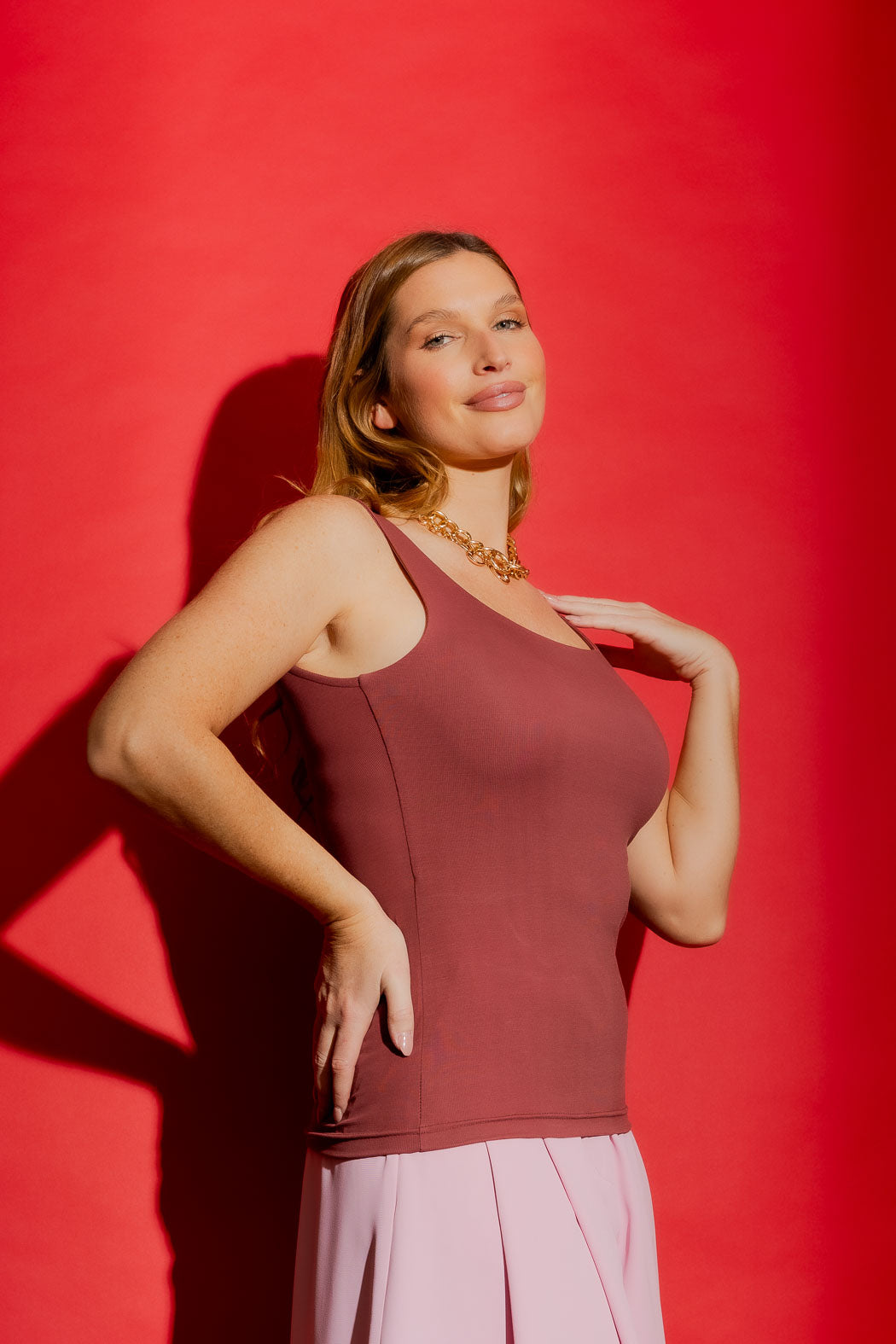 Rose Tencel Body Cami