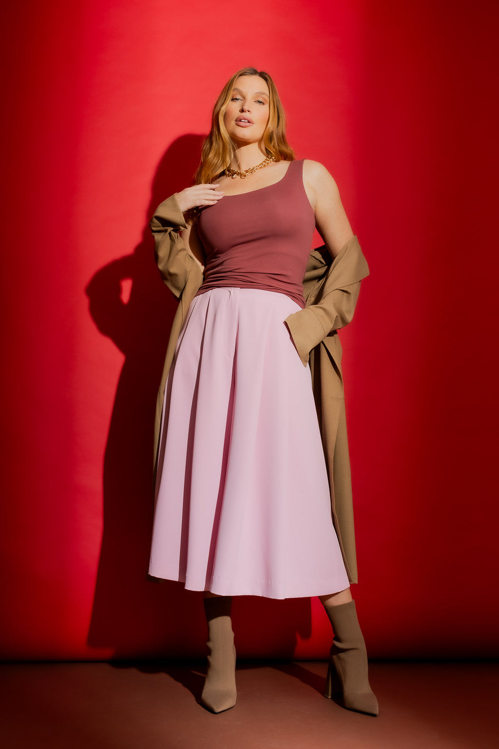 Rose Tencel Body Cami